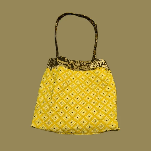 VERA BRADLEY Quilted Multicolor Pattern Magnetic Closure Tote Bag - Picture 5 of 10